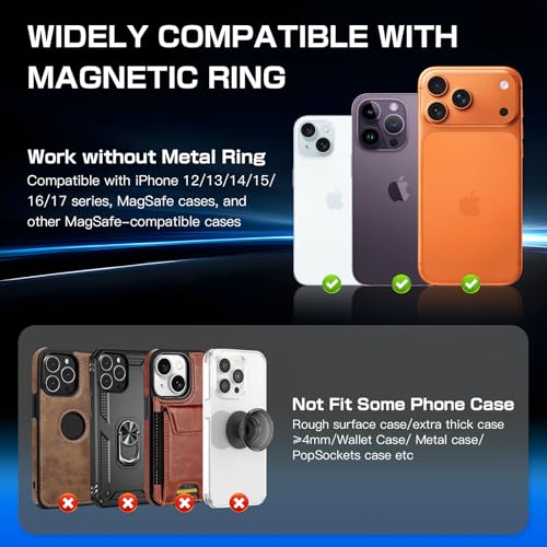 Magnetic Phone Mount with 15W Fast Charging for Toyota Tacoma 2016–2023, 22 Strong Magnets, Rock-Solid Hold on Rough Roads - style: Magnetic Charging