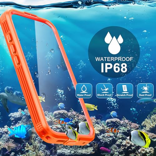 AICase Waterproof Case for iPhone 17 Pro with MagSafe Clear Water Proof Snowproof/Dustproof/Shockproof,IP68 Certified 360 Full Body Protection Fully Sealed Underwater for iPhone 17 Pro_96 - size: iphone 17 Pro