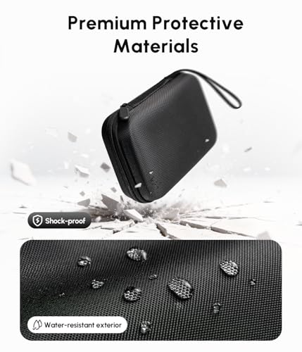 HICOBER Travel Case for 3-in-1 Charging Station, Case Only, Black - color: Matte Black