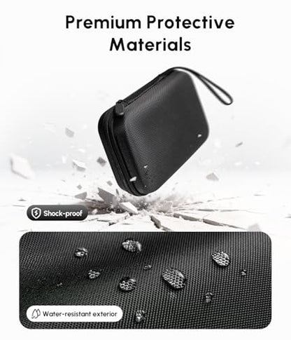 HICOBER Travel Case for 3-in-1 Charging Station, Case Only, Black - color: Matte Black