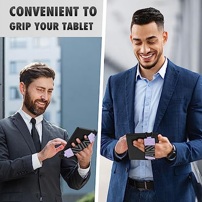 MoKo Security Hand-Strap for 6-8" Kindle eReaders Fire Tablets, Taro Purple - color: 2-taro Purple, style: Patterned Strap