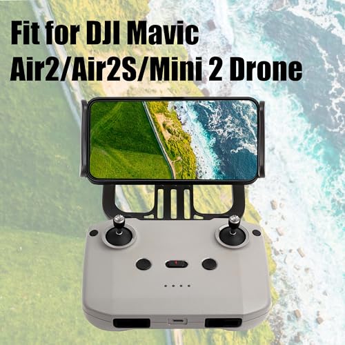 Phone Mount for DJI Mavic, New Remote Control Phone Tablet Mount Bracket, Foldable Holder Replacement for DJI Mavic Air 2/Air2S/Mini 2/Mini SE/Zoom/FIMI X8SE Series/Hubsan Zino Series Drone