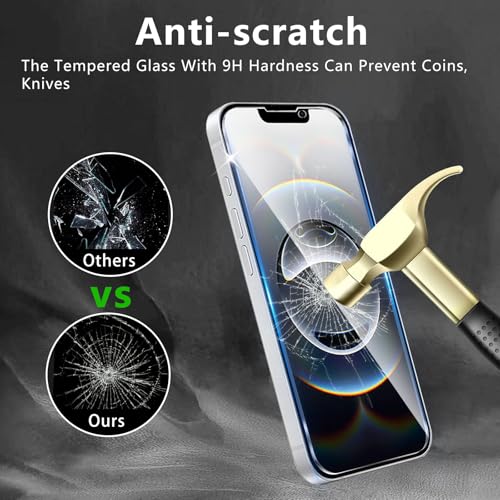 3 Pack Screen Protector Designed for iPhone 16e / 17e with 3 Pack Tempered Glass Camera Lens Protector,Ultra HD Clear,9H Hardness,Easy Install - Case Friendly,Scratch Resistant - color: iPhone 16e / 17e 33