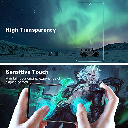 FANGTIAN 3 Pack for Samsung Galaxy S21 FE Screen Protector Glass [6.4"] - size: S21 FE-6.4 Inch