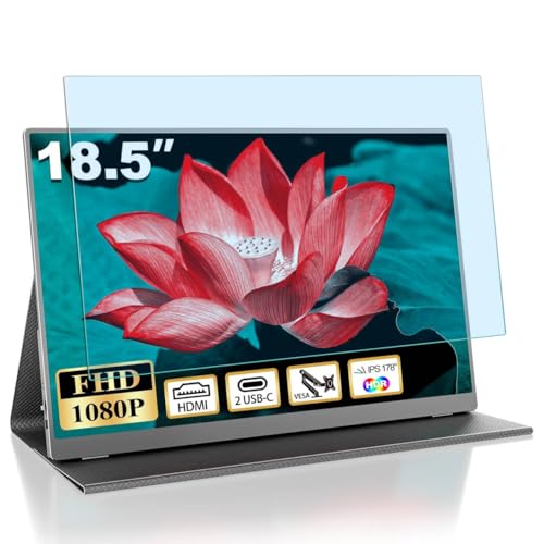 MUBUY-GOL 18.5" Portable Monitor Screen Protector | Anti-Blue Light & Anti-Glare Matte Film | Reduces Eye Strain, Anti-Fingerprint Protection for UPERFECT/VisionOwl/InnoView/HGFRTEE& Major Brands
