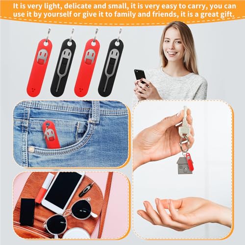 Ejector Tool,Needle Opener Removal Tools for Card - Detachable Keychain Charm Card Tray Eject Pin, Tray Opening Tool for Cell Phone Smartphone