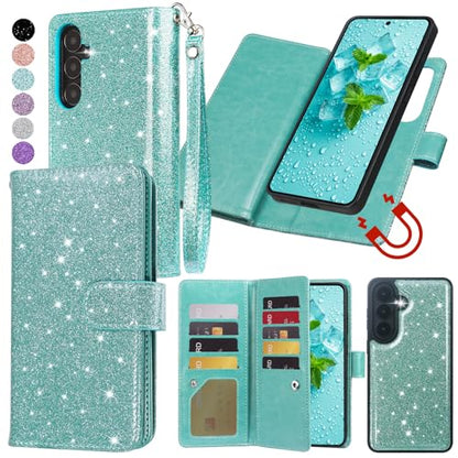 Varikke for Galaxy S26+/Plus Wallet Case Magnetic Detachable, Mint Green - color: Mint, size: Galaxy S26+/S26 Plus 6.7"