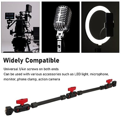 LICAEVEY 22 Adjustable Magic Arm with Clamp Camera Mount, Articulating Arm Friction Magic Arm Camera Mount Clamp with 1/4in Thread for LED Light Video Rig Tripod Action Camera