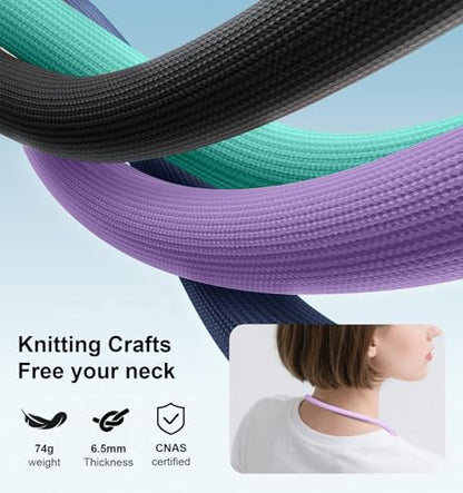 memumi Anti-Theft Phone Lanyard Crossbody for iPhone & Android, 3-in-1 Neck & Wrist Strap, 66 lbs Pull-Tested, Universal Phone Strap for Travel, Concerts & Girls, Lavender Purple - color: Lavender Purple