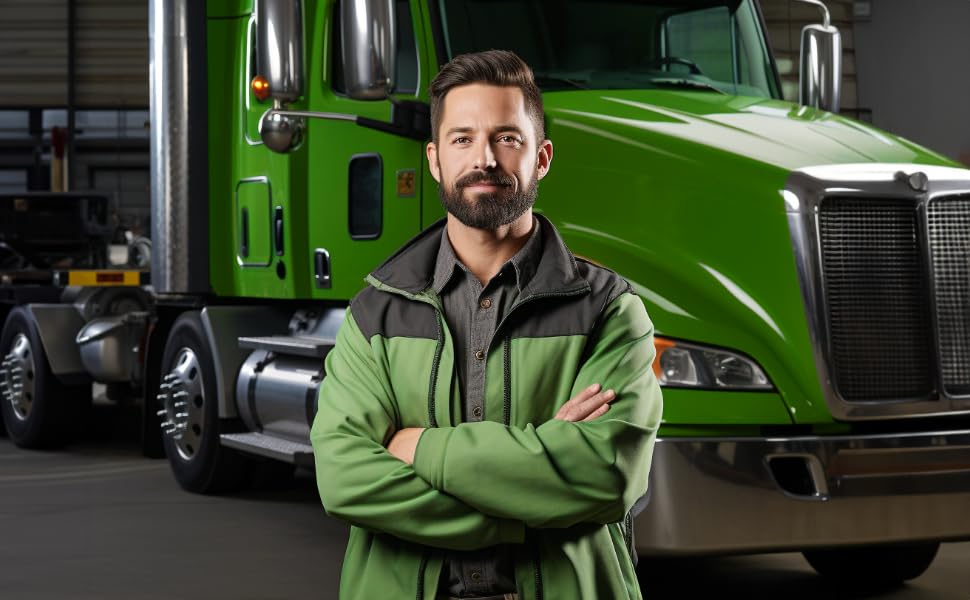 Truckules Truck Phone Mount, 16.9" Long Holder, Semi, Green - color: Green