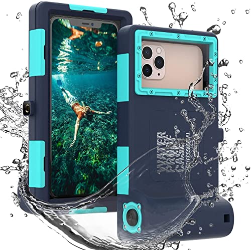 2026 Waterproof Snorkeling Phone Case, Underwater Phone Case for iPhone 17/16/15/14/13 Pro Max Plus,Galaxy S10-S25 Plus/Ultra, A21-A56 [50ft/15m] Photo&Video Cover for iPhone Samsung
