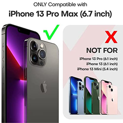 Battery Case for iPhone 13 Pro Max, 12000mAh High-Capacity Protective Rechargeable Extended Charger Cover Compatible with iPhone 13 Pro Max (6.7 inch) Wireless Charging Case Support Carplay - Black - size: iPhone 13 Pro Max