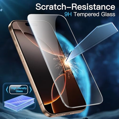 JETech Screen Protector for iPhone 16 Pro Max, 2-Pack - size: iPhone 16 Pro Max