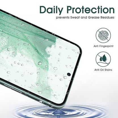 3 Pack TPU Screen Protector for Samsung Galaxy S22, Self-Healing HD Flexible Hydrogel Film Compatible with Galaxy S22 5G 6.1", Support Fingerprint Unlock, Scratch-Resistant, Bubble Free - size: Samsung Galaxy S22