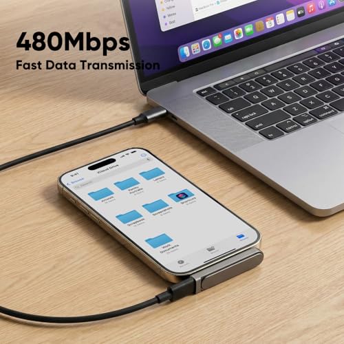 Adapter USB-C Male to Type-C Female 240W Fast Charging - style: USB-C male to USB-C female