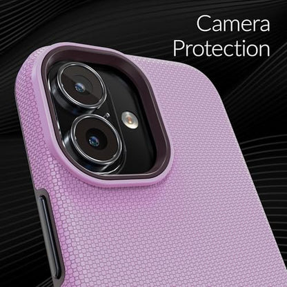Crave Dual Guard Compatible with iPhone 16 Case, Compatible with MagSafe Shockproof Protection Dual Layer Case for Apple iPhone 16 (6.1") - Lilac - color: Lilac
