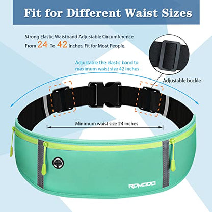 Running Belt for Women, Fanny Pack for Men Workout, Sky Blue - color: 14-Blue-Green