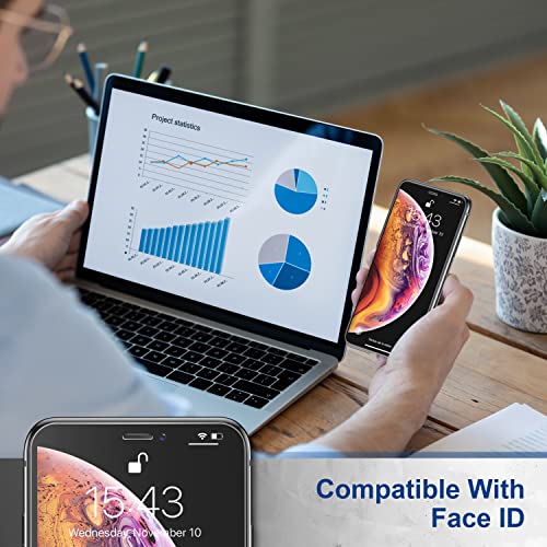 ImpactStrong Shatterproof Tempered Glass Screen Protector for iPhone 11 Pro Max/iPhone XS Max [Easy Installation Frame] [Bubble Free] [9H Hardness] [Full Coverage] Case Friendly, 6.5 Inch - (3-Pack) - size: iPhone 11 Pro Max/XS Max