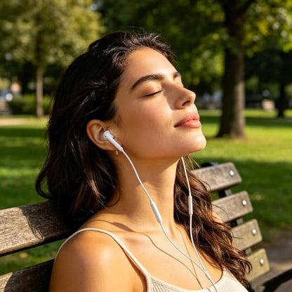 USB C Headphones Wired Earbuds for iPhone 17/16 Plus/15 Pro Max, USBC Headphone Type C Earphones with Mic &Volume Control Compatible with Samsung Galaxy S23 S22 S21 FE iPad Pro Huawei Google Pixel