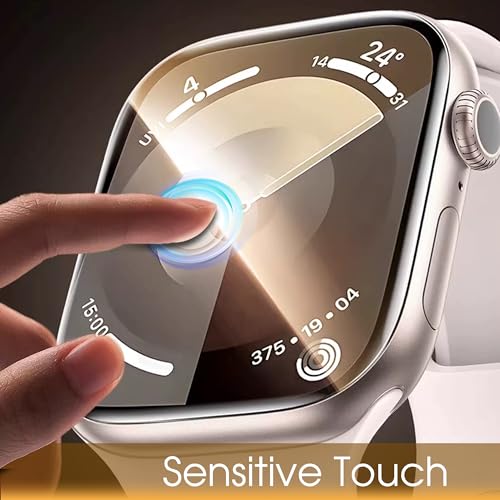 7 Packs for Apple Watch Screen Protector Series 9 8 7 41mm, New TPU Film for iWatch S9 S8 S7, Bubble Free Flexible Film, HD Touch Sensitive, Anti-Scratch, Self-Healing