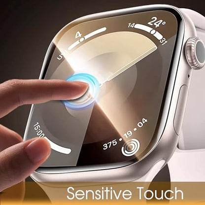 7 Packs for Apple Watch Screen Protector Series 9 8 7 41mm, New TPU Film for iWatch S9 S8 S7, Bubble Free Flexible Film, HD Touch Sensitive, Anti-Scratch, Self-Healing