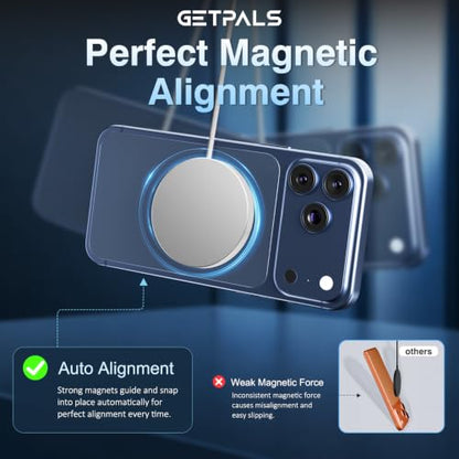 15W Fast Magnetic Wireless Charging Pad Suitable for Travel Home Office - color: White