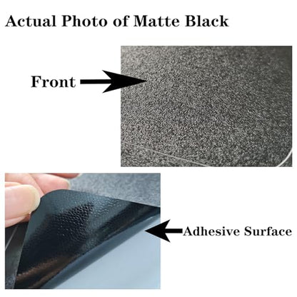 [2 Pack Back Screen Protector for iPhone 17 Pro Max, Not Glass Hydrogel Protector Film Ultra-Thin Full Wrapped Edge Transparent (Matte Black) - color: Matte Black