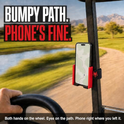 DESERT FOX GOLF - Phone Caddy - Red - color: Red
