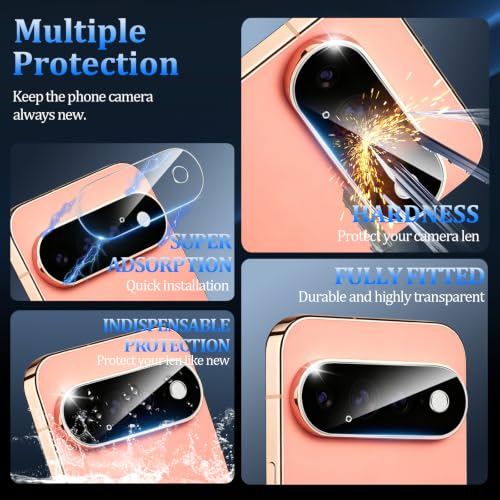 3 Pack Tempered Glass Camera Lens Protector for Google Pixel 11 Pro XL - size: Google Pixel 11 Pro XL