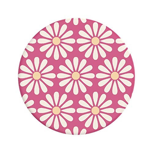 PopSockets Phone Grip with Expanding Kickstand, Floral & Nature PopGrip - Daisy Mod Pink - color: Daisy Mod Pink