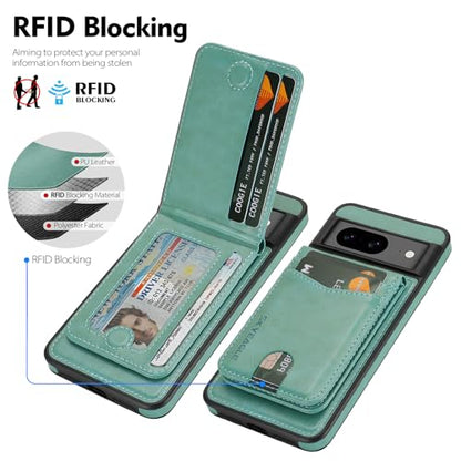 SkyEagle for MagSafe Google Pixel 9 Wallet Case,Blue Green - color: Blue Green, size: Google Pixel 9 6.3"/Pixel 9 Pro 6.3"