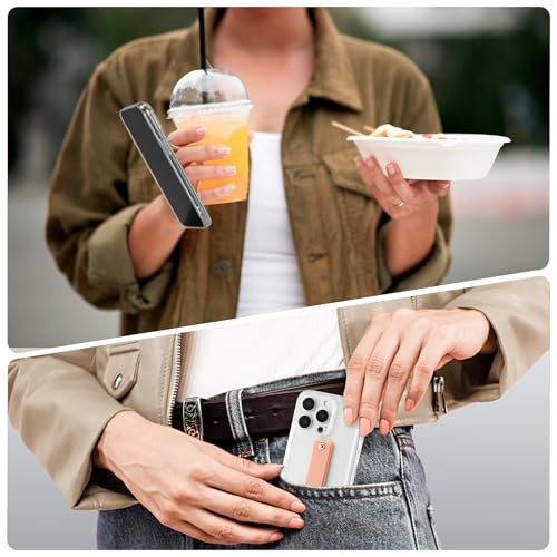 CoBak Hand Strap Holder for Kindle/Tablet - Lightweight TPU - color: Papaya-Whip