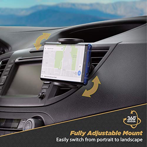 Scosche SUHV-XCES0 Select Vent Mount Phone Holder Cradle for Car or Truck - Universal Hands-Free Mount for Car Dashboard Air Vents - Vehicle Cell Phone Holder for iPhone or Android Smartphones - style: Vent