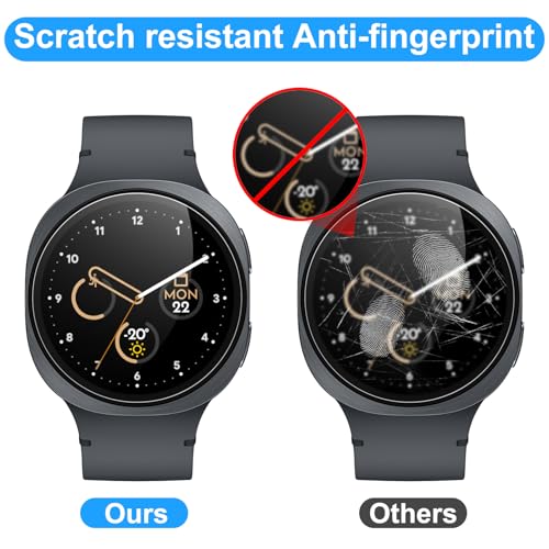 6 Pack Screen Protectors for Samsung Galaxy Watch 8/7/6/5/4 40mm, Soft TPU Protector de Ppantalla Ppara, HD Clear, Full Coverage, Scratch Resistant, screen protector Film