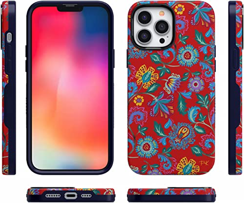 Casely iPhone 14 Pro Max Case | Painted Flowers | Frida Kahlo Floral | Bold Protective Design | Compatible with MagSafe - color: 16 Frida Kahlo | Painted Flowers | Floral