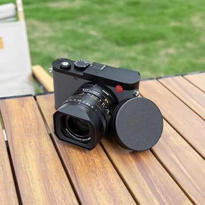 Q3 43 Metal Lens Cap Protector for Leica Q3 43 Q Q-P Camera Accessories - color: Black