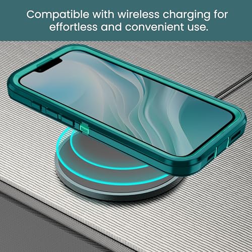 MXX Case for iPhone 16e & iPhone 17e, 3-Layer Heavy Duty Protective Cover, [Compatible with MagSafe] Shockproof Dustproof Drop Resistant Phone Case Turquoise/Teal Blue - color: Turquoise