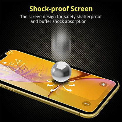 UNBREAKcable 3-Pack Screen Protector for iPhone 11/XR Tempered Glass | Shatterproof, Easy Install, 9H Hardness, 99.99% HD Clear, Bubble-Free, Anti-Fingerprint, Scratch Resistant, Case Friendly - size: iPhone 11/XR