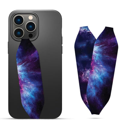 Switchbands Phone Grip Strap - Reversible Finger Holder for Phone Back, Customizable Anti-Slip Design, Wireless Charging Compatible Detachable Holder for iPhone - Starlight Weave - color: Starlight Weave