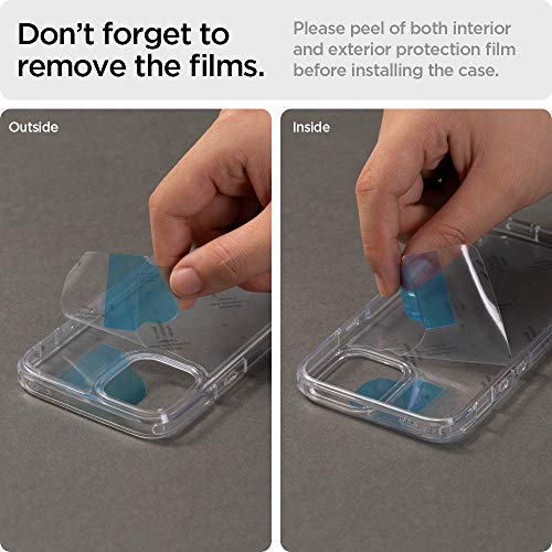Spigen for iPhone 12/12 Pro Case, Ultra Hybrid [No Magnet Ring][Anti-Yellowing] - Crystal Clear - color: Crystal Clear, size: iPhone 12 / 12 Pro