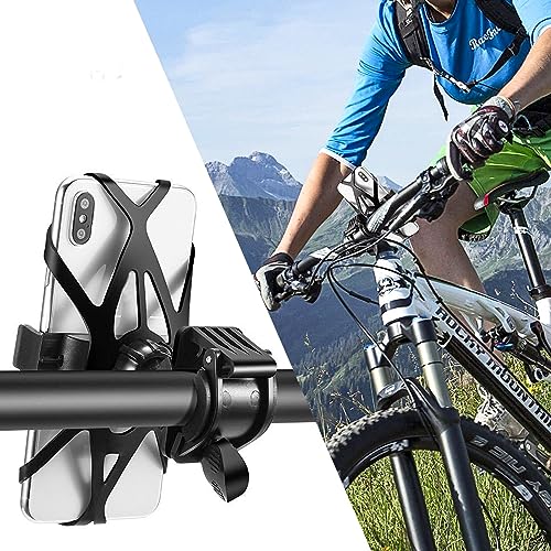 Ziciner 3 PCS Bike Phone Mount Holder Band, Elastic Smart Phone Security Silicone Strap for Motorcycle Bike Phone Mount, Universal Bike Accessories Replacement Parts for Most Cell-Phone (Style 2) - style: Style 2