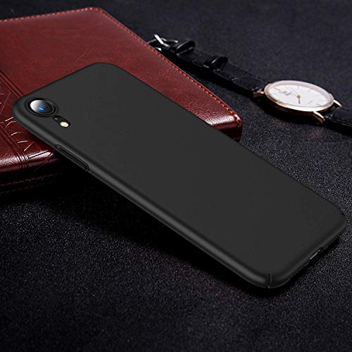 LRK Ultra Thin Black Case Compatible with iPhone XR, 6.1 Inch: Slim, Soft, and Flexible (NOT Hard) [Matte Finish] Protective Black Phone Cover for iPhone XR - Matte Black - size: iPhone XR