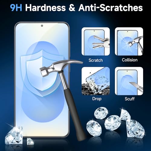 LYWHL 2-Pack Samsung Galaxy S25 Plus Screen Protector, Tempered Glass for S25+ with Alignment Frame, Sensitive Touch & Fingerprint Unlock, Anti-Scratch Case Friendly Bubble Free Easy Install HD Clear - size: Samsung Galaxy S25 Plus