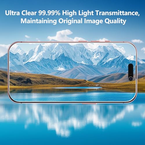 2+2 Pack Privacy Screen Protector for iPhone 15 6.1-Inch