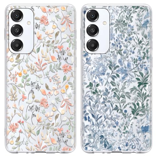 Case for Samsung Galaxy A16 5G Clear, 2 Pack - color: Flower Sage, size: Samsung Galaxy A16 5G