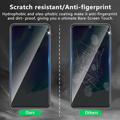 3 Pack Privacy Screen Protector Designed for Samsung Galaxy S21 FE,Full Coverage Anti-Spy Tempered Glass Film,9H Hardness,Anti-Fingerprint,Bubble Free,Easy to Install - color: Galaxy S21 FE FK3