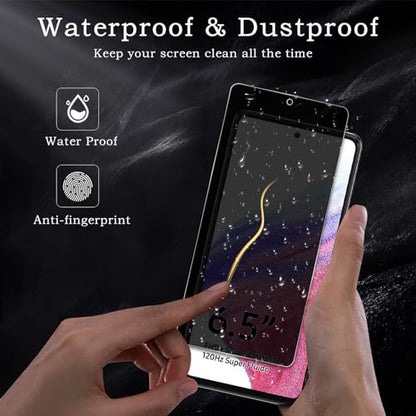 Privacy Screen Protector for Samsung Galaxy A51/A52/A53 5G, Shatterproof Tempered Glass Accessories, Anti Spy Tempered Glass Film, Case Friendly Ultra Resistant 9H Hardness Anti-Glare HD Black -3 Pack