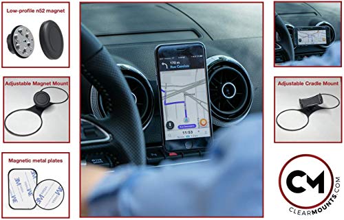 Phone Holder - Magnetic & Cradle Mount for A3, S3, RS3, E-Tron (8V) 2014-2020