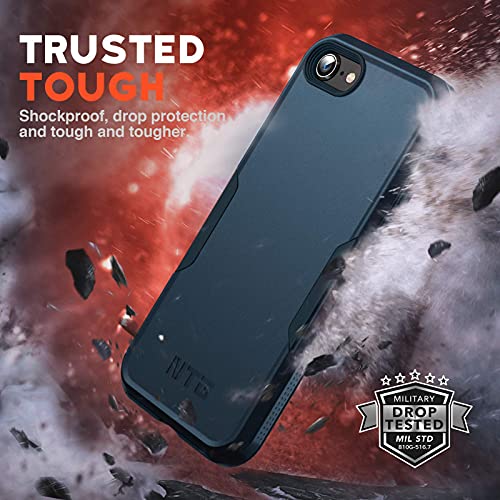 NTG Shockproof Designed for iPhone SE 2022/3rd/2020,iPhone 8/7 Case, Heavy-Duty Tough Rugged Lightweight Slim Protective Case for iPhone SE/8/7-Blue - color: Blue