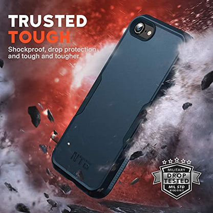 NTG Shockproof Designed for iPhone SE 2022/3rd/2020,iPhone 8/7 Case, Heavy-Duty Tough Rugged Lightweight Slim Protective Case for iPhone SE/8/7-Blue - color: Blue